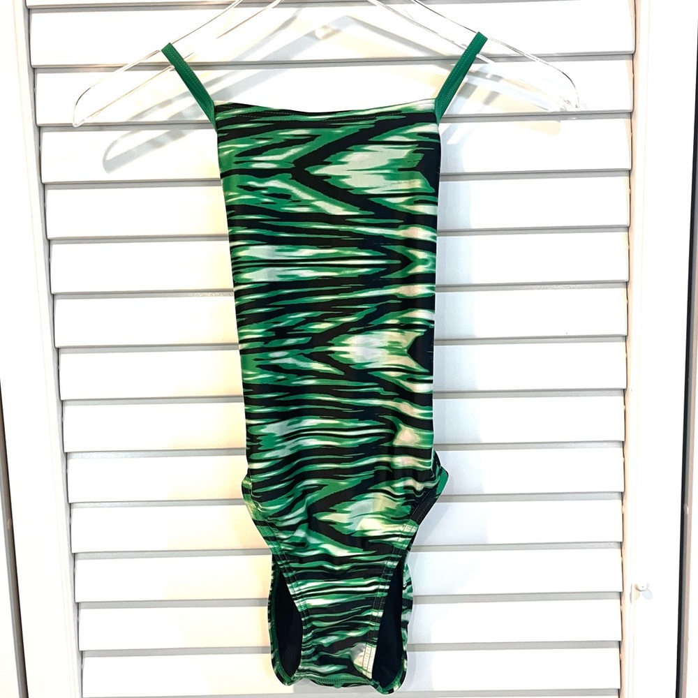 Speedo Wave Wall Crossback Pro LT One Piece Swimsuit - Size 6 - Picture 7 of 8